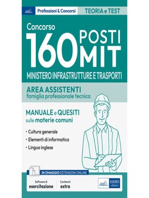 cover image of Concorso 160 posti Ministero delle Infrastrutture e dei Trasporti--Area assistenti